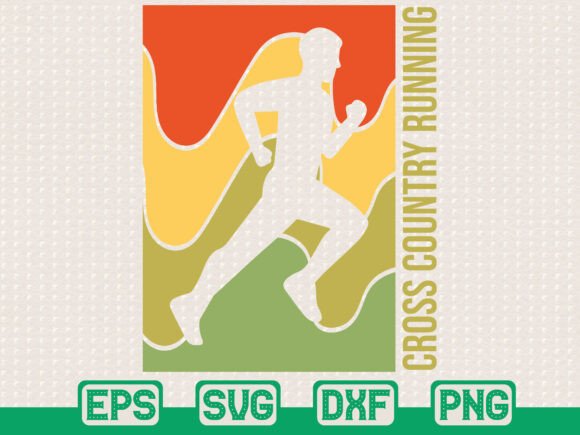 Cross Country Running SVG: Graphics & T-Shirt Designs