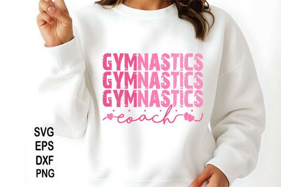 Gymnastics Coach Graphics & T-Shirt Designs