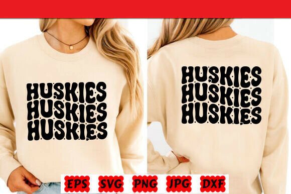 Huskies SVG PNG Graphics for T-Shirt Designs