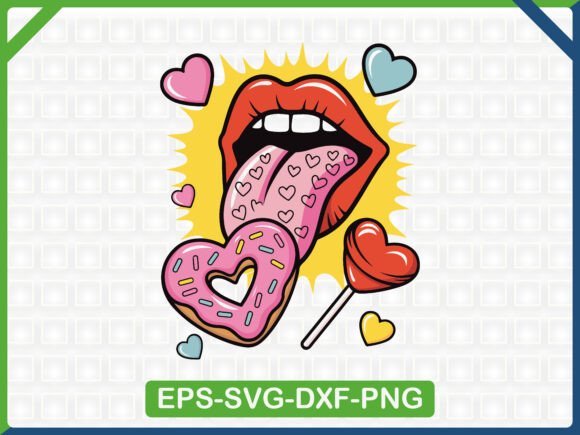 Love Donut Lips Clipart: Embroidery Project Review
